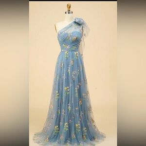 Blue Whimsical Dress